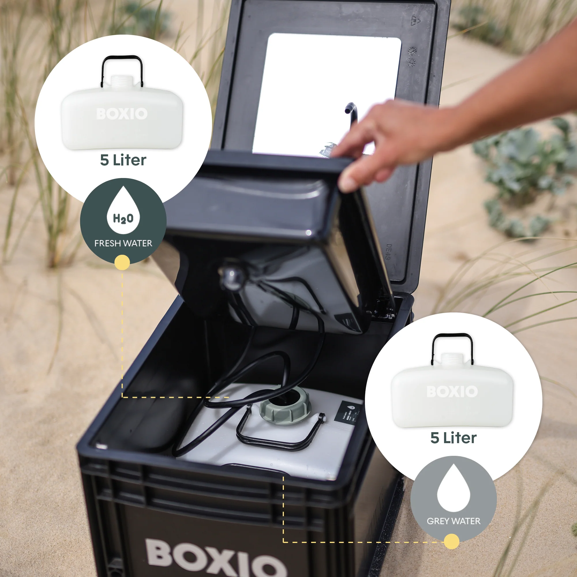 Évier mobile de camping BOXIO wash – Image 2