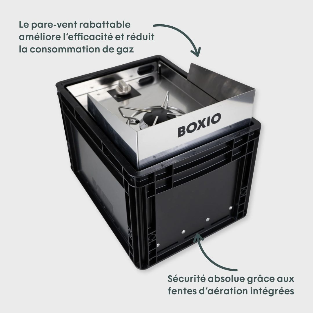 Réchaud de camping tout-en-un à gaz BOXIO cook – Image 2
