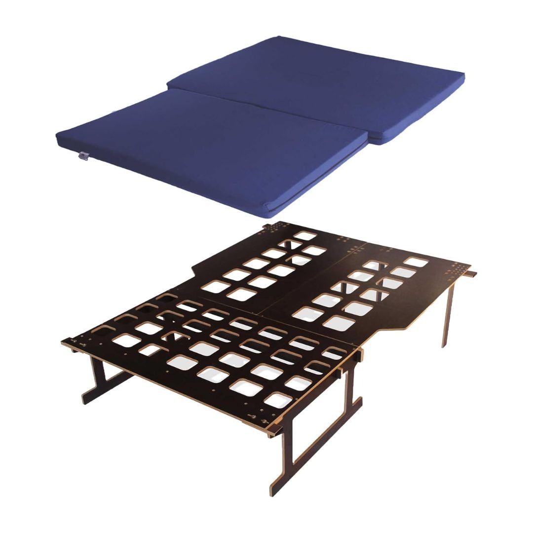 Kit Sommier et Matelas Pliable pour Voitures
